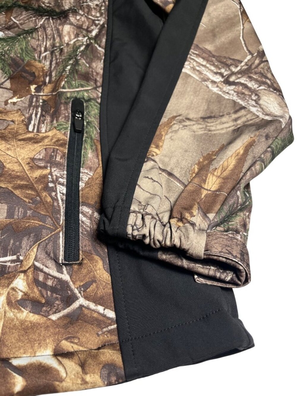 NWT- Realtree Camo Black Chicago Bears Softshell L Full-Zip Jacket fleece lined - Picture 6 of 16